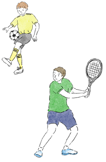 サッカー テニス